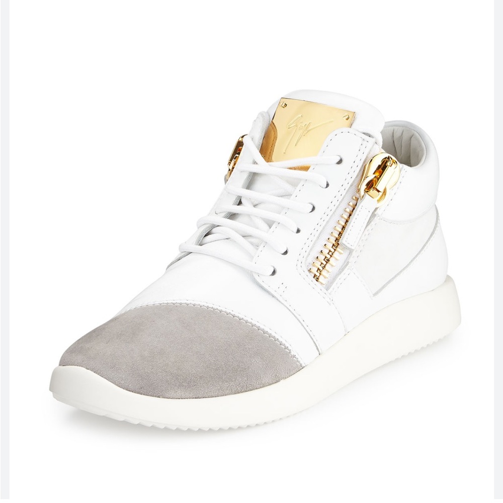 Giuseppe Zanotti white leather runner / sneakers 39